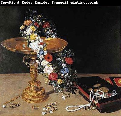 Jan Brueghel Stillleben mit Blumengirlande
